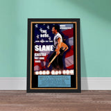 Bruce Springsteen Slane Castle 1985- Premium Semi-Glossy Paper Wooden Framed Poster