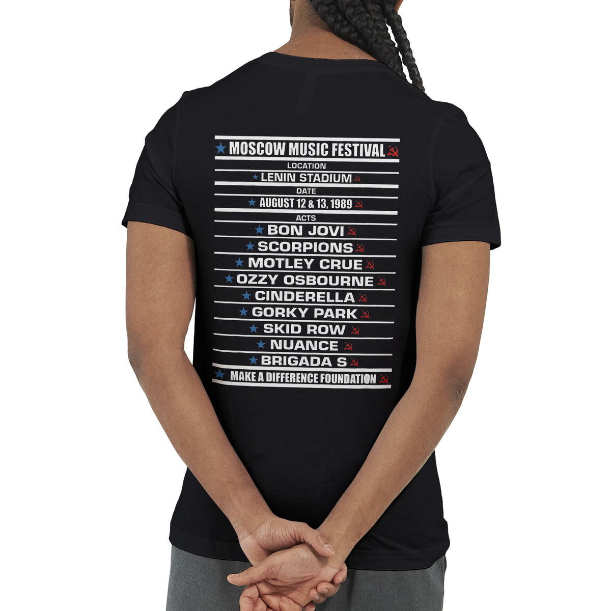 Moscow Music Peace Festival 1989 - Premium Unisex Crewneck T Moscow Music Peace Festival 1989 - Premium Unisex Crewneck T
