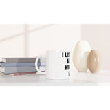 I Listen To AC/DC With Dad White 11oz Ceramic Mug