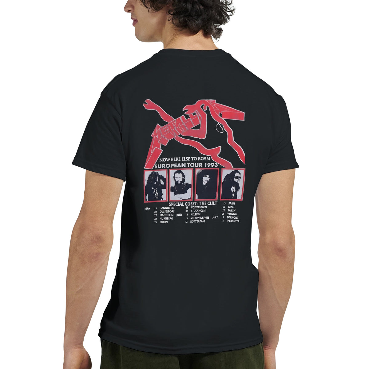 1993 Metallica Nowhere Else To Roam Tour shirt Heavyweight Unisex 