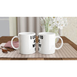 I Listen To AC/DC With Dad White 11oz Ceramic Mug