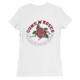 1989 Guns N Roses Axl Rose One In A Million Euro Tour Premium Womens Crewneck T-shirt