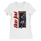 1980s Bon Jovi You Give Love A Bad Name Premium Womens Crewneck T-shirt