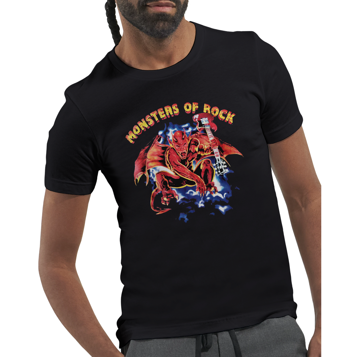 Monsters Of Rock Donington UK 1991 Replica Premium Unisex Crewneck