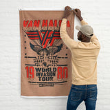 Van Halen Invasion Tour 1980 Flag