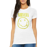 1991 Nirvana Smiley Premium Womens Crewneck T-shirt