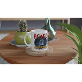 AC/DC 1996 Ballbreaker Tour White 11oz Ceramic Mug