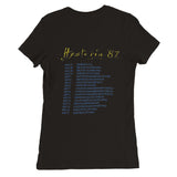 Def Leppard Hysteria Tour Premium Womens Crewneck T-shirt