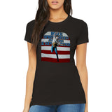 Bruce Springsteen Born In The USA Worl Tour Premium Womens Crewneck T-shirt