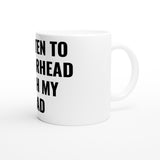 I Listen  To Motorhead With Dad White 11oz Ceramic Mug