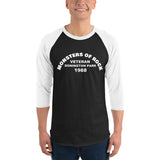 Monsters Of Rock Veteran Donington Park UK 1988  3/4 sleeve raglan shirt