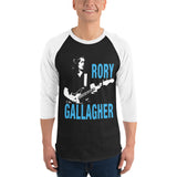 Rory Gallagher 3/4 sleeve raglan shirt
