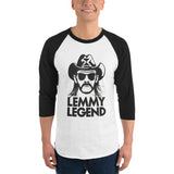 Lemmy Kilmister Legend 3/4 sleeve raglan shirt