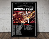 Motorhead Vintage Concert Poster UK Bomber Tour 1979 Reproduction Print