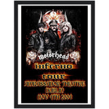 Motorhead Ambassador Theatre Dublin 2004 Classic Semi-Glossy Paper Wooden Framed Poster