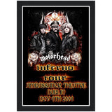 Motorhead Ambassador Theatre Dublin 2004 Classic Semi-Glossy Paper Wooden Framed Poster