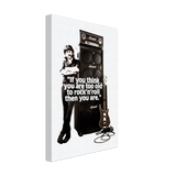 Lemmy Kilmister Poster with quote Thick Canvas