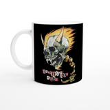 Donington UK 1995 White 11oz Ceramic Mug