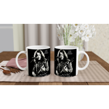 Rory Gallagher The Irish Wizard White 11oz Ceramic Mug