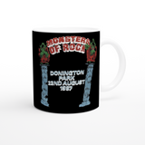 Monsters Of Rock Donington Park UK 1987 White 11oz Ceramic Mug