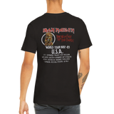Iron Maiden Number Of The Beast World Tour Premium Unisex Crewneck T-shirt