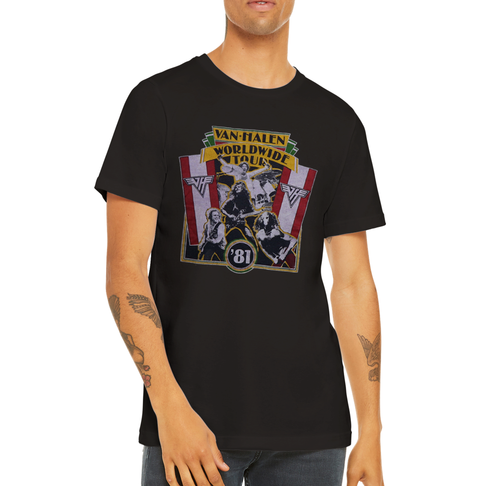 van halen tour t shirt