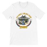 Status Quo In The Army Now Tour 1986 Premium Unisex Crewneck T-shirt