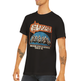 Saxon Denim And Leather Tour 1981 Premium Unisex Crewneck T-shirt