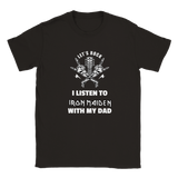 I Listen To Iron Maiden Classic Kids Crewneck T-shirt