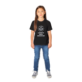 I Listen To Metal Classic Kids Crewneck T-shirt