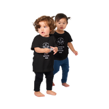 I Listen To AC/DC With Dad  Classic Baby Crewneck T-shirt