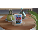 Monster Of Rock Donington UK 1988 White 11oz Ceramic Mug