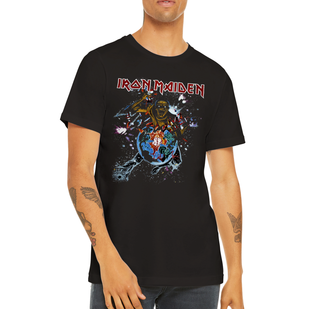 Iron Maiden World Piece Tour 1983 Premium Unisex Crewneck T-shirt