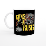 Guns n Roses Donington Park UK 1988 White 11oz Ceramic Mug