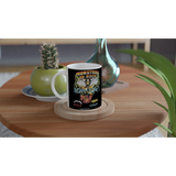Monsters Of Rock Donington Park UK 1987 White 11oz Ceramic Mug