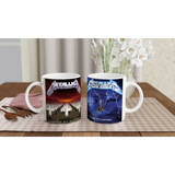 Metallica White 11oz Ceramic Mug