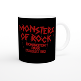 Monsters Of Rock Donington Park UK  1982 White 11oz Ceramic Mug