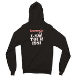 Ozzy Osbourne Blizzard Of Oz US Tour 1981 Classic Unisex Zip Hoodie