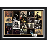 Rory Gallagher Wall Art Collage Classic Semi-Glossy Paper Wooden Framed Poster