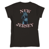Bon Jovi New Jersey Classic Womens Crewneck T-shirt