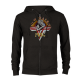 Van Halen Donington Park UK 1984  Classic Unisex Zip Hoodie