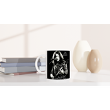 Rory Gallagher The Irish Wizard White 11oz Ceramic Mug