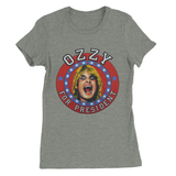 Ozzy For President Premium Womens Crewneck T-shirt