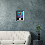 Nirvana Point Theatre Dublin 1992 Classic Semi-Glossy Paper Wooden Framed Poster