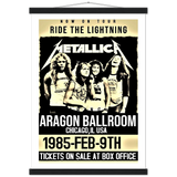 Metallica Agora Ballroom Chicago 1985 Premium Semi-Glossy Paper Poster & Hanger
