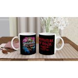 Monsters Of Rock Donington Park UK  1982 White 11oz Ceramic Mug