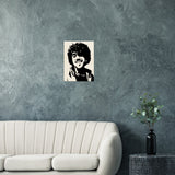 Phil Lynott Wood Print