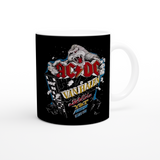 Monsters Of Rock Donington Park 1984 Black & White 11oz Ceramic Mug