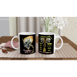 Donington UK 1995 White 11oz Ceramic Mug