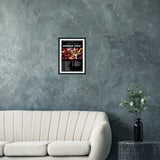 Motorhead UK Bomber Tour Poster Classic Semi-Glossy Paper Wooden Framed Poster